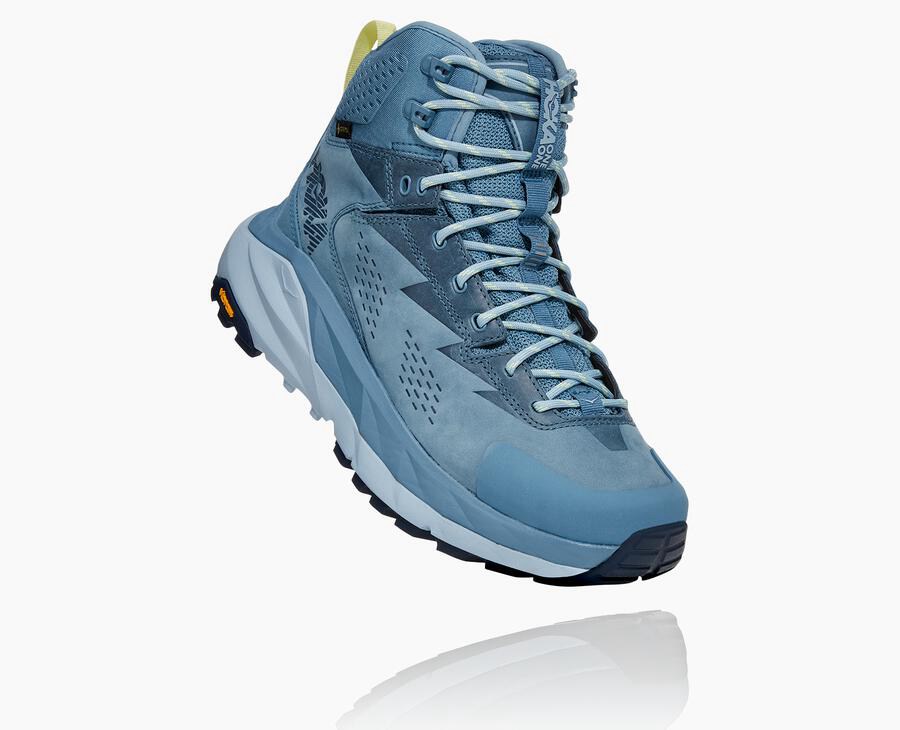 Botas De Montaña Hoka One One Mujer - Kaha Gore-Tex - Azules - DSV973581